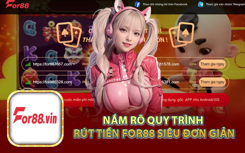 Nắm Rõ Quy Trình Rút Tiền For88 Siêu Đơn Giản