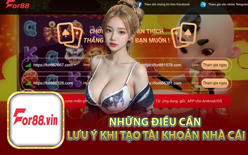 Những Điều Cần Lưu Ý Khi Tạo Tài Khoản Nhà Cái