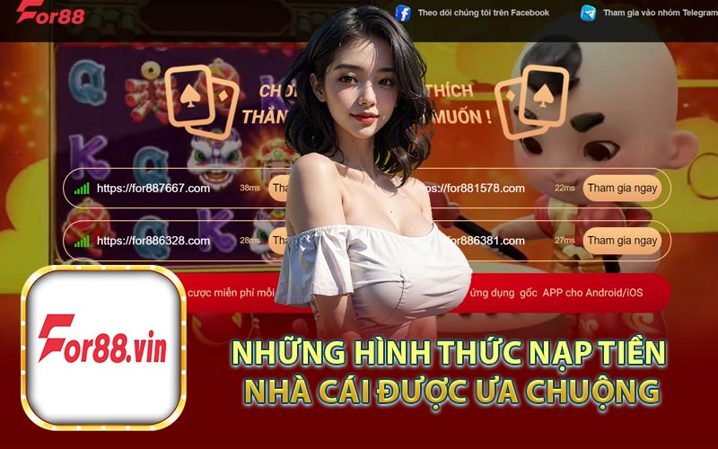 Những Hình Thức Nạp Tiền Nhà Cái Được Ưa Chuộng